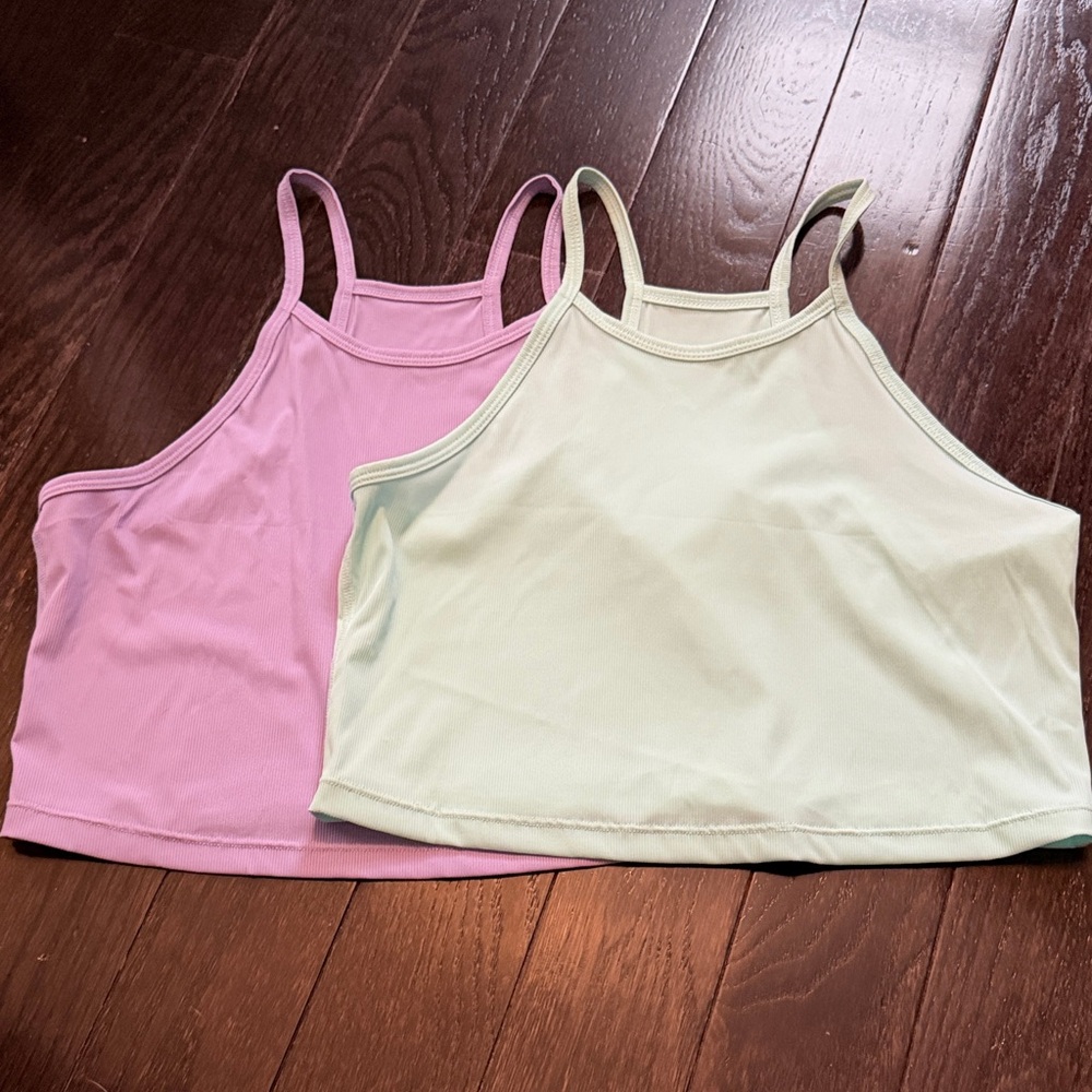Lilac and Mint Crop Tops - 2 for price of 1